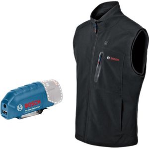 Bosch - GHV 12+18V XA - Verwarmde Bodywarmer - Zwart - Polyester