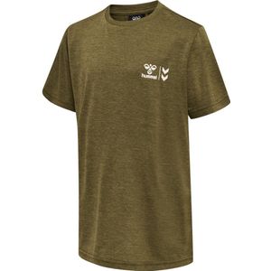 Hummel Kinder T-Shirt Hmlmustral T-Shirt Dark Olive-104