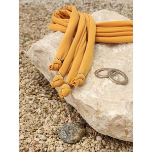 Birdini Veter - Kort - Mustard - geschikt voor Birdini Slipper met verwisselbare veters