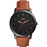 Fossil The Minimalist FS5305 Herenhorloge 44 mm - Zwart