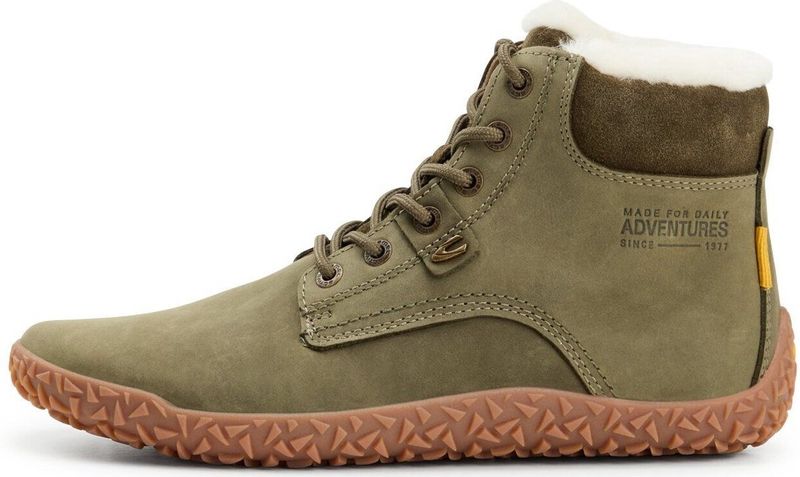 CAMEL ACTIVE - Sneakers Hoog - Donkergroen - Glad Leer