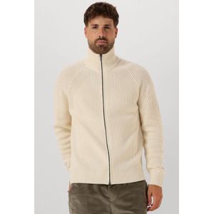 Forét - Delta Wool ZIP Knit - Cardigan - Ecru