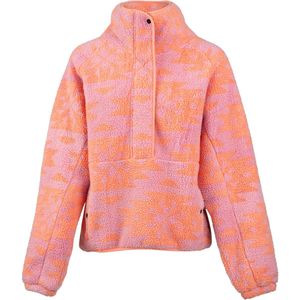 Brunotti Powchou-Print Dames Fleece | Polar Pink