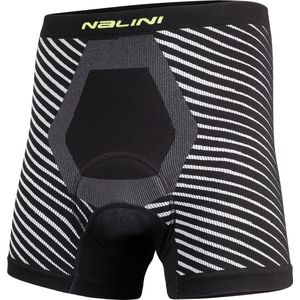 Nalini - Unisex - Fietsonderbroek met zeem - Naadloos - Zwart - NEW SEAMLESS PANT - S/M
