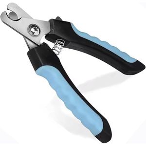 Nagelknipper voor honden en katten - zwart blauw - gebruiksvriendelijk