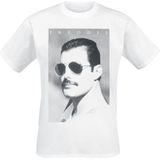 Queen - Freddie Mercury - T-shirt - Wit - Heren