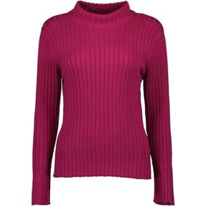 Blue Seven dames - Trui 248000 roze ronde hals gebreid maat 36