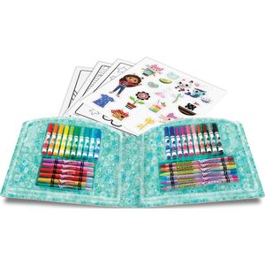 Crayola - Hobbypakket - Gabby’s Poppenhuis - Creatief Koffertje - 40 Stuks - Voor Kinderen