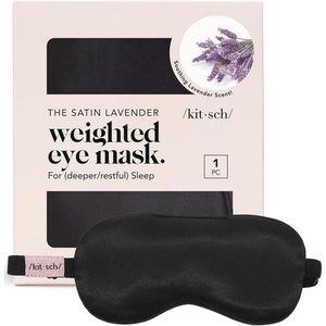 Gewogen oogmasker voor een diepere slaap - satijn en lavendel