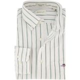 Gant - Vrijetijdsoverhemd - Katoen - Blauw - Regular Fit - Lange Mouwen