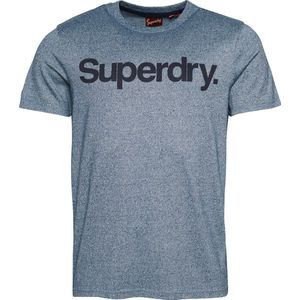 Superdry Vintage Core Logo Classic Tee Heren T-shirt - Blauw - Maat S