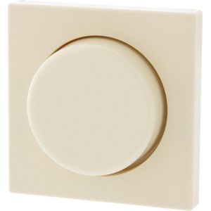 JUNG AS500 CENTRAALPLAAT INBOUW MET KNOP VOOR DIMMER CREME