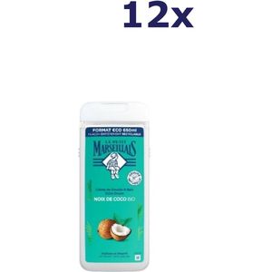 12x Le Petit Marseillais douche & bad 650ML Coco