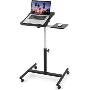 Ergonomische Laptoptafel Op Wielen - Hoogte Verstelbaar - 360 Graden Draaibaar - Multifunctionele Statafel
