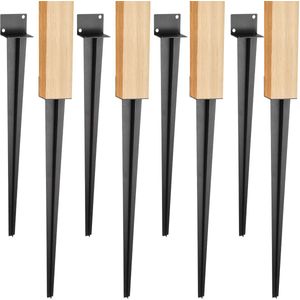 8 stuks Paalhouders 70cm - Paalpunthouder voor houten - paalpunten -paalvoeten