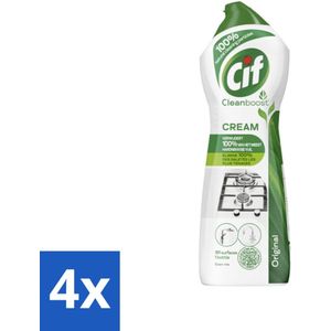 Cif Cleanboost - Original - Poetsmiddel - 750 ml - Voordeelverpakking - 4 stuks