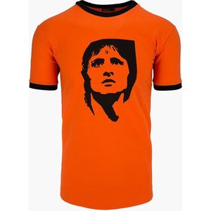 Cruyff Icon - oranje - T-shirt Heren