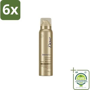 Dove DermaSpa - Zelfbruiner - Tanning Mousse - Medium-Dark - 150 ml - Voordeelverpakking - 6 stuks - Zonnebruining mousse - Dove DermaSpa