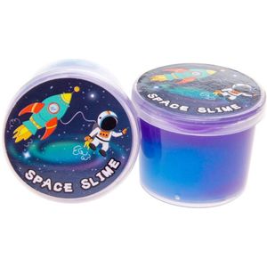 Slijm Space Junior 22 Ml Mini Potje 4 X 3 Cm Blauw/paars - slijm - slime - sinterklaas- schoencadeau