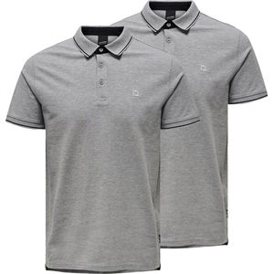 Only & Sons Heren poloshirt 2 pack Onsefletcher
