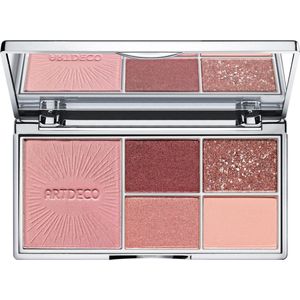 Artdeco - Oogschaduw / Oogschaduw Palette - Illusion Palette for cheeks & eyes - Silver - Blus + 4 oogschawen - Vegan