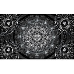 Poster | Wit , Zwart | 104 x 70,5 cm