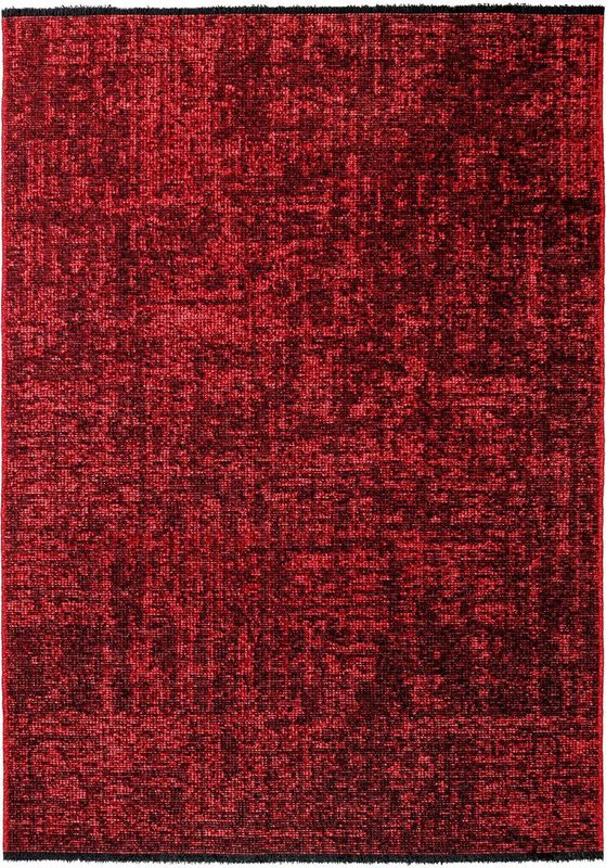 Laagpolig vloerkleed Space (rood) - 200x290 cm
