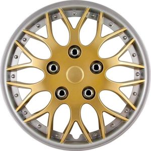 AutoStyle - Missouri - Wieldoppen - Goud/Zilver - Set van 4
