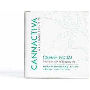 Hydraterende Gezichtscrème met CBD – Biologisch & Vegan | Cannactiva (50ml)
