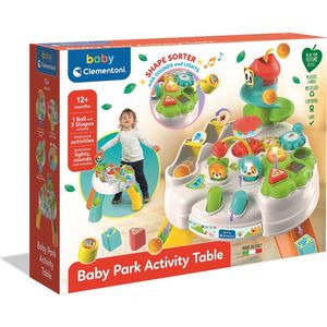 Baby Clementoni - Interactieve Activiteitentafel - Activity Center - Speeltafel - met Blokken, Ballen en Glijbaan - 10-36 maanden