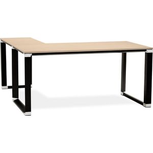 Alterego - XLINE - Design hoekbureau - Beige - 170x160x74 cm