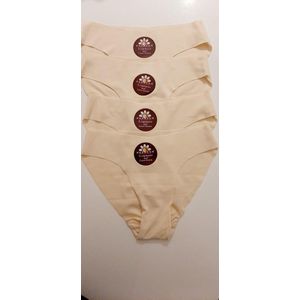 Merkloos Dames Slip Naadloos, Lasercut