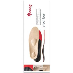 Pedag Viva low | Inlegzolen | Ondersteuning | Hieldemping | Maat: 36 t/m 48