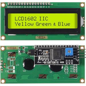 1602 LCD groen backlight met I2C voorgesoldeerd - geschikt voor Arduino