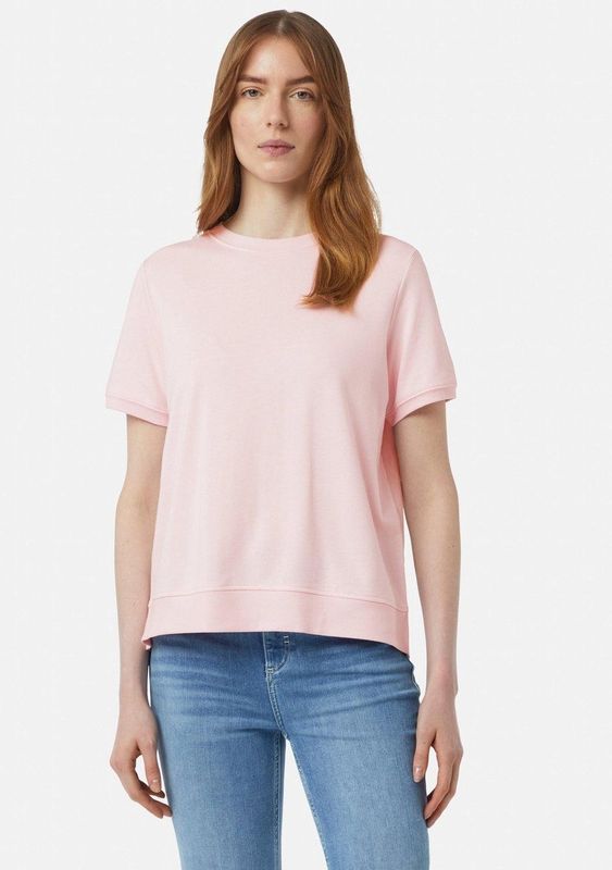 comma - T-Shirt - Relaxed-fit - Luxe Stofmix - Casual