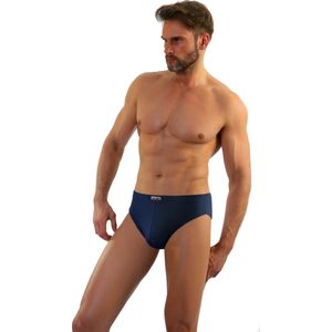 Sesto senso- Leopard- slipje - katoen- marineblauw L