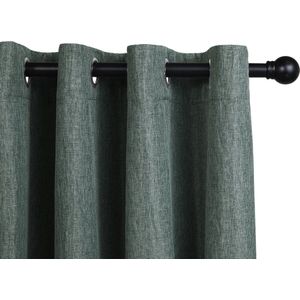 Lifa-Living - gordijnen - verduisterend - polyester - groen - 150 x 260cm - 8 ophangringen