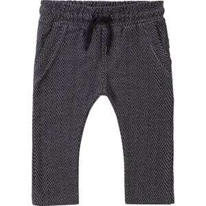 Noppies Boys pants Tigard relaxed fit allover print Jongens Broek - Phantom - Maat 74