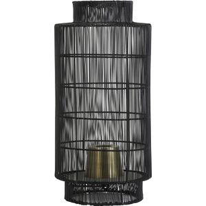 Light & Living Tafellamp Gruaro - Zwart - Ø24cm - Modern