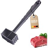 Westmark vleeshamer Robusto Black Edition – Dubbelzijdige vleeshamer – Vleeshamer voor schnitzels, karbonades en biefstuk – Antraciet