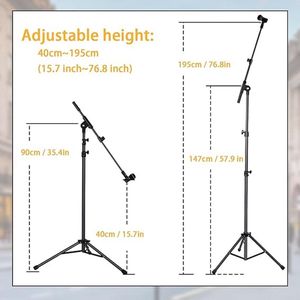 microfoonarm / Premium Low Profile Microphone Arm and Cable Ducts, Desk Clamp,