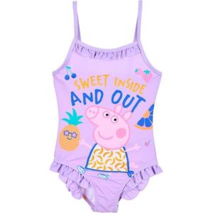 Peppa Pig / Peppa Big Badpak - Lila - Maat 98