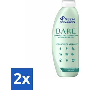 Head & Shoulders - Anti-Roos Shampoo - Bare - Hydrateert & Verzacht - 400 ml - Voordeelverpakking - 2 stuks