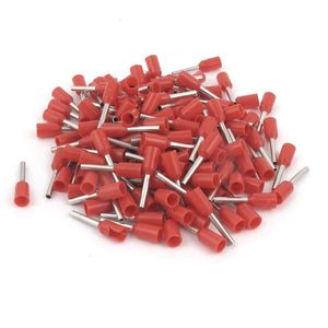 100 stuks Krimpkabeluiteinden Rood - Voorgeïsoleerd - 20 AWG - Elektrische Bedrading Verbindingen