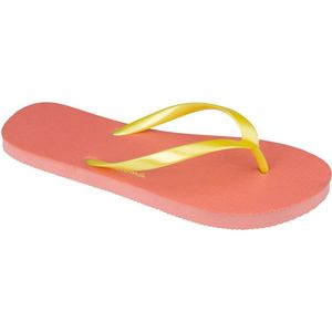 Waimea Teenslippers - Palm Beach - Roze/Geel 36