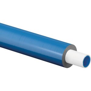 Uponor Voorgesoleerde meerlagenbuis Uni-X, IS)-6 (S6) 16x2mm 5-laags kunststof blauw 75 meter rol 1091723