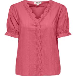 ONLY - ONLERIKA SS V-NECK TOP WVN CS - Meisjes - Blouses