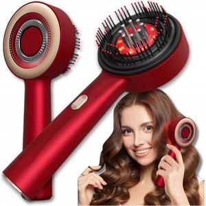 Hoofdhuid Massager met LED Lichttherapie voor Haarstimulatie