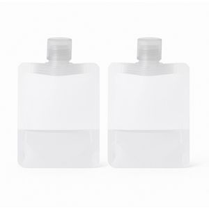 Hervulbare verpakkingstas van 30ml - 2 Stuks - Navulbaar - Reiszakje - Reisbenodigdheden - Lotion - Shampoo - Douchegel - Draagbare tas - Reisverpakking - Squeeze zakje - Travel pouch - Reispouch