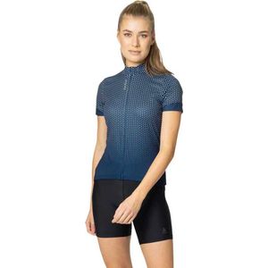 Odlo The Essential Jersey Dames Shirt Blue Wing Teal - White S